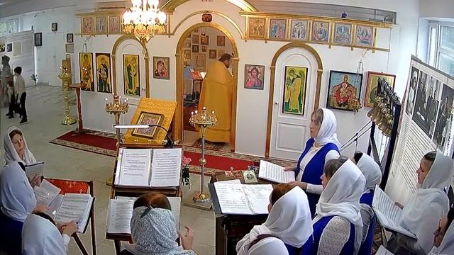 Божественная Литургия 22 октября 2023. Память святых отцев VII Вселенского собора. Прямая трансляци смотреть онлайн