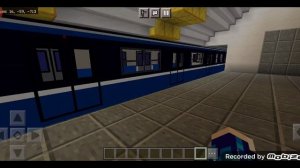 Обкатка Юбилейного (Синего) На станции Удельная в майнкрафте