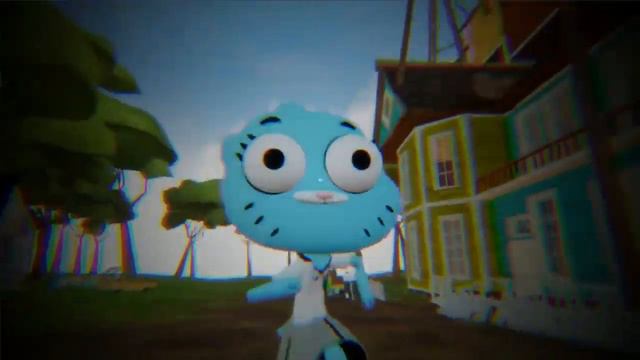 Около 100 клонов Гамбола, Дарвина, Николь, Ричарда бегут за мной в "Hello Neighbor". смотреть онлайн