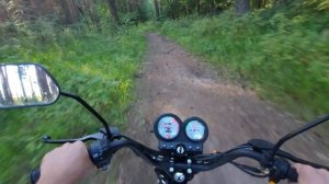 На мопеде Кольт на рыбалку и обратно.