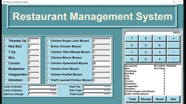 Restaurant Billing System in Python with source code | Source Code & Projects смотреть онлайн