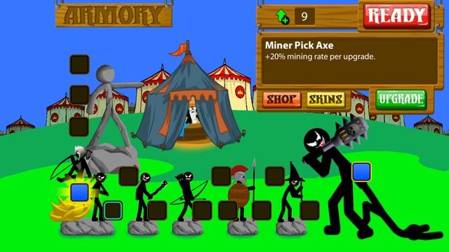 Stick War Legacy - Tournament Mode Speartron Avatar - Archer and Giant Venom Skin vs Spiderman Skin смотреть онлайн