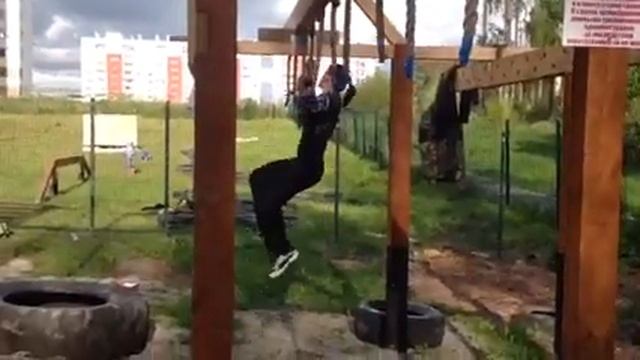 Подготовка к Гонке Героев URBAN в Уфе прохождение канатов 1 (2018) смотреть онлайн