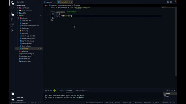 React - Setting up the custom theme in React Project || Chakra UI || Portfolio #05 смотреть онлайн
