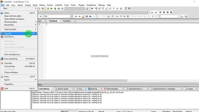 01_How to save c file in code blocks by Abdullah Ibn Ubaydullah смотреть онлайн