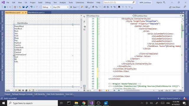 WPF Controls | 28-ListView | Part 3 | More On Groupings | WPF Listview смотреть онлайн