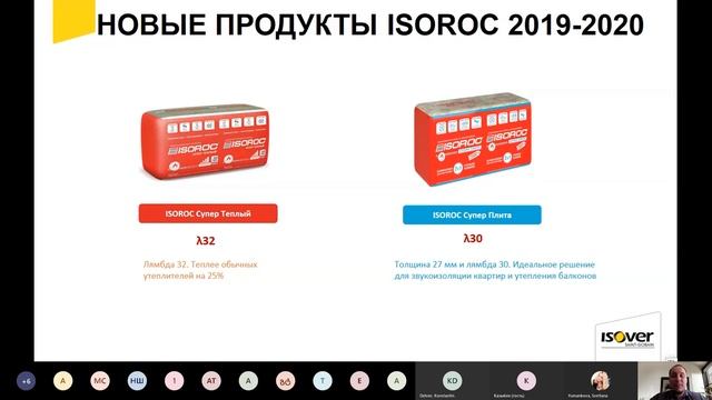 Современные теплоизоляционные материалы ISOVER и ISOROC решения для розничного и проектного сегмент смотреть онлайн