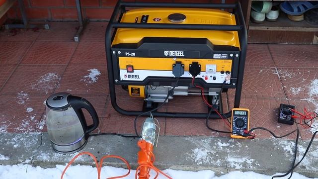 Denzel PS-28 замер напряжения смотреть онлайн