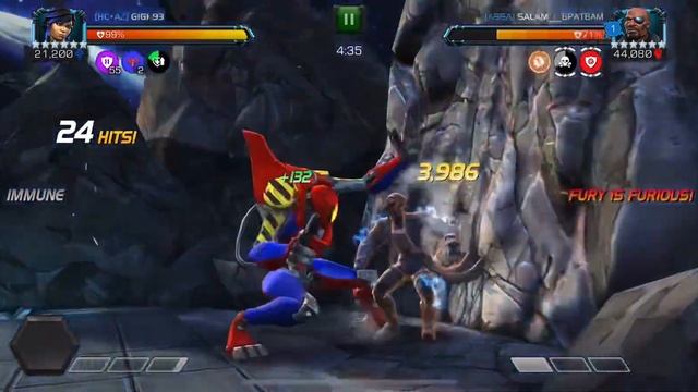 Nick fury on node 49 Hazard Shift | AW Season 33 , war 11 | Marvel Contest of Champions смотреть онлайн