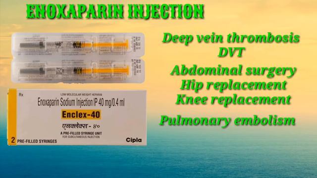 Lovenox injection / Enoxaparin sodium injection / Enoxaparin injection ip / uses, side effects смотреть онлайн