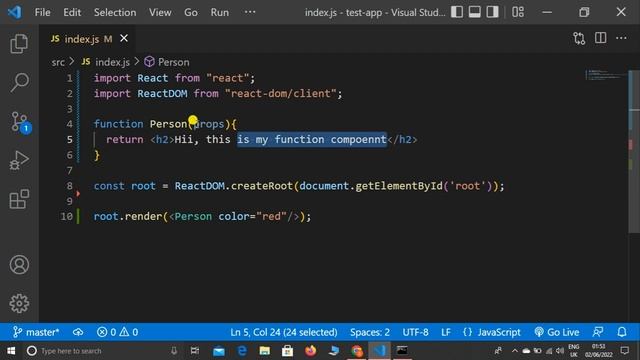 React JS Experienced Lectures #10 - React JS Components In Hindi смотреть онлайн