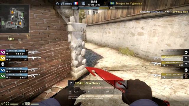 Ninjas In Pyjamas vs VeryGames Dreamhack Winter 2013 (game 2 - Inferno) смотреть онлайн