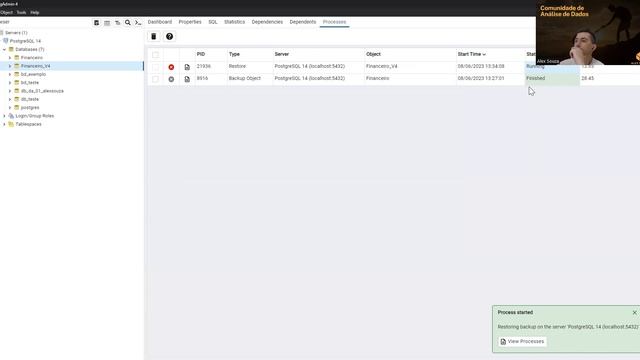 Restore de Banco de Dados - PostgreSQL смотреть онлайн