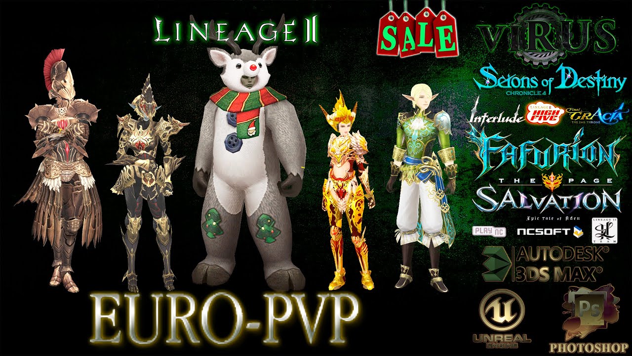 Suit Set for www.Euro-PvP.Com server. LINEAGE II. Chronicles Interlude ◄√i®uS► смотреть онлайн