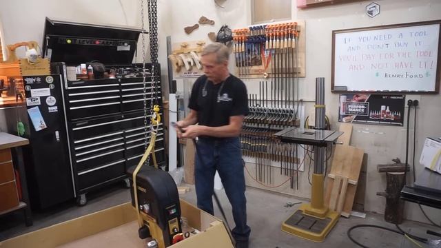 Powermatic PM2820EVS Drillpress Unboxing & Assembly