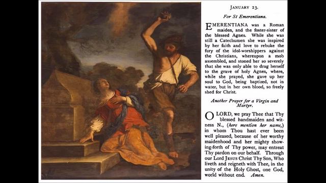 Jan 23 - Saint Emerentiana - Catechumen - Virgin - Martyr - 0304 - Rome смотреть онлайн