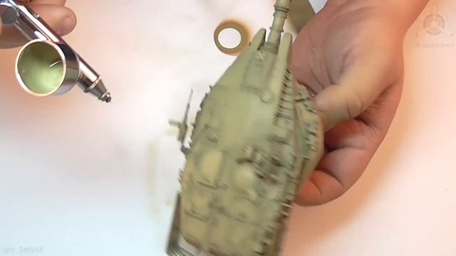 Вторая (заключительная) часть сборки танка "Merkava" фирмы "Tamiya" в 1/35 масштабе. смотреть онлайн