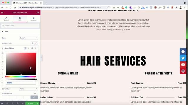 Elementor Floating / Sticky Social Icons | WordPress Elementor Tutorial | Elementor Tips and Tricks смотреть онлайн