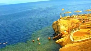 Пляж отеля Sharm Reef 4*. Рас -Ум- Сид, Шарм эль Шейх, Египет.