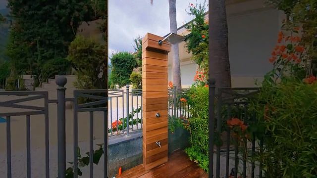 Территория люкс-виллы в Алании, Турция. Вилла под гражданство ?? с великолепным видом на море и гор смотреть онлайн