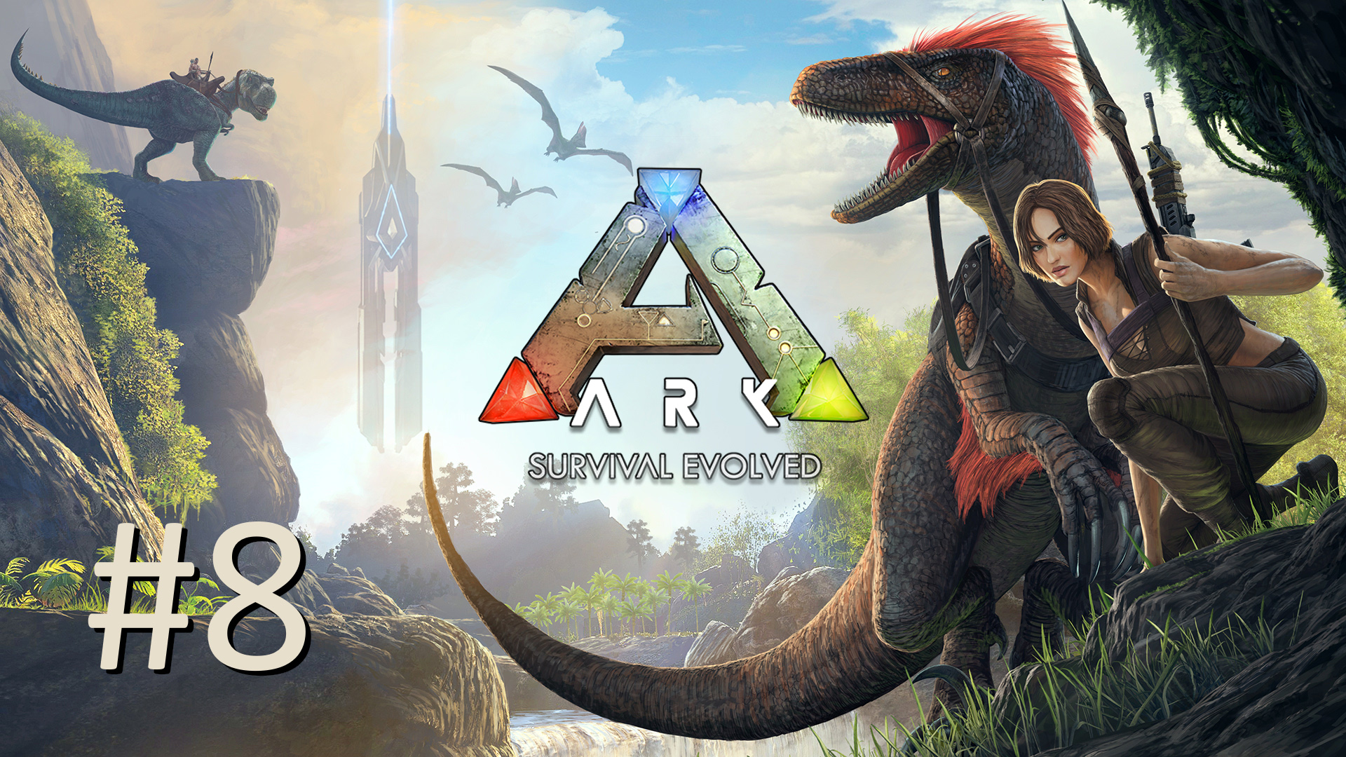 Играем в ARK: Survival Evolved - Island. Часть 8 (кооператив)