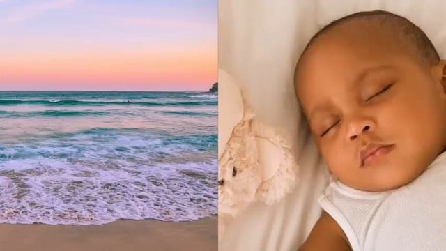 Bruit blanc pour endormir bébé 💤 Bruit apaisant des vagues, berceuse naturelle смотреть онлайн
