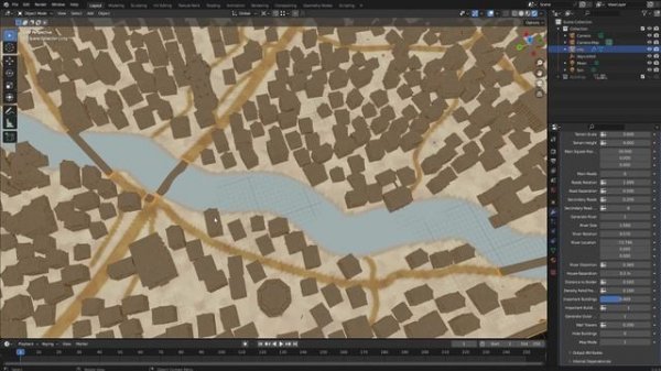Fantasy City Generator - Geometry Nodes