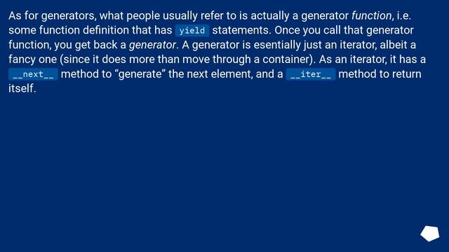 __next__ in generators and iterators and what is a method-wrapper? смотреть онлайн