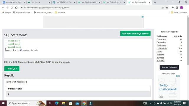 SQL for Beginners: Fundamentals of the SELECT Statement (1/10) смотреть онлайн