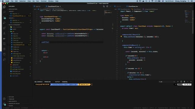 React using typescript | count down | react hook | english смотреть онлайн