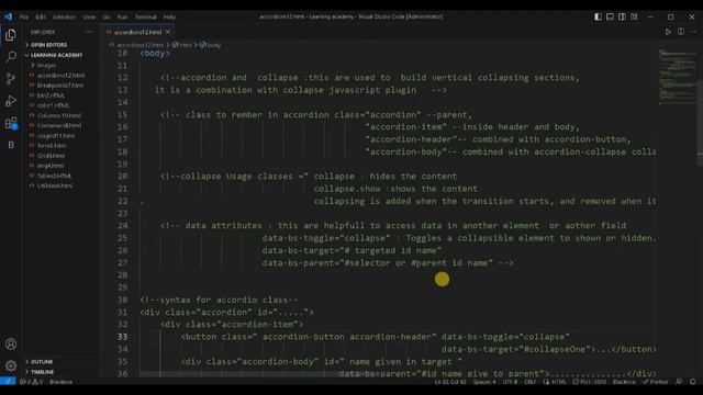 #14 Bootstrap accordion and collapse смотреть онлайн