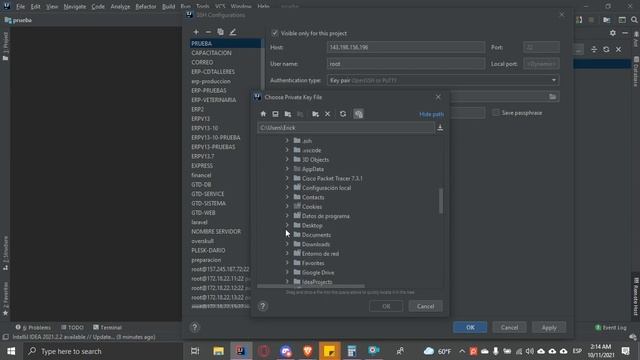 CONEXION REMOTA VIA SSH CON INTELLIJ IDEA 2020 смотреть онлайн