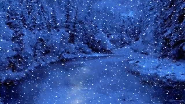 Зимняя замерзшая река - Winter Frozen river смотреть онлайн