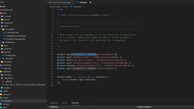 Complete Lumen API Development (CRUD) File Upload | GET, POST, PUT, DELETE | Post Man Testing. смотреть онлайн