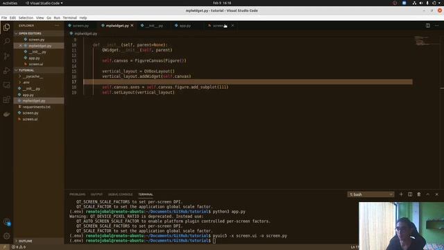 Integrar matplotlib dentro de una interfaz PyQT смотреть онлайн