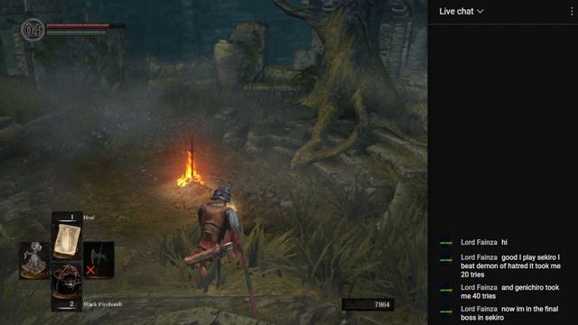 Livestream Dark Souls; Remastered Perma Death + No Estus + Bonfire RP 25 on Windows 10 PC смотреть онлайн