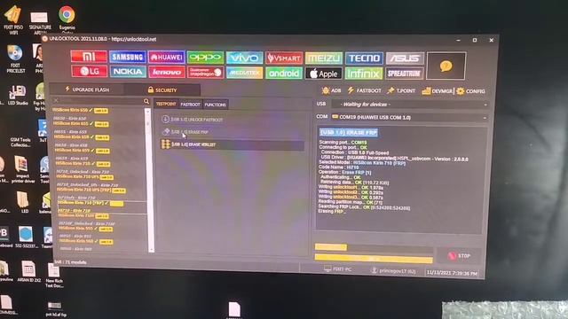 How to remove FRP POT-LX1AF / Huawei P smart 2019. Using Unlock Tool 2021| 15 seconds removal. смотреть онлайн
