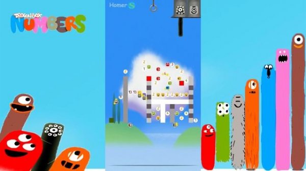 Fun Buildings Part2 Puzzles - DragonBox: Numbers (iPad, iPhone, Android). Fun game for kids.