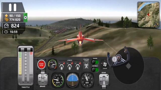 Crash on the Shortest Runway - Extreme Flight - AFPS Airplane Flight Pilot Sim - Android GamePlay смотреть онлайн