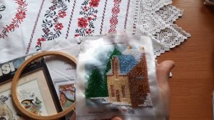 Вышивка исполняет желания! Мой свадебный рушник, вышивка «Зимний дом» и другие работы