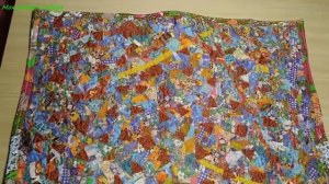 Пэчворк.Пицца. Коврик для лавочки из кусочков ткани. Экосумки - маечки.  Мешочек из остатков ткани.