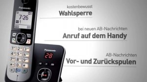 Schnurlostelefon KX-TG6821 |  Panasonic Produktvorstellung