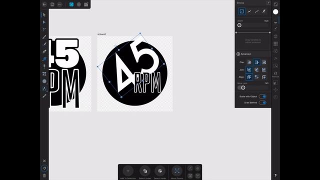 Affinity Designer Ipad - Simple Text Manipulation смотреть онлайн
