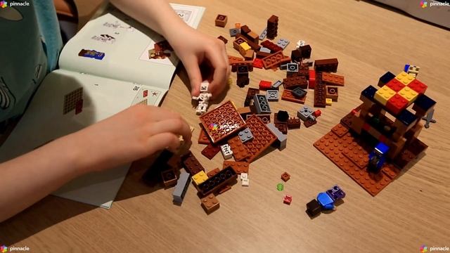 Lego MineCraft №21167 обзор и сборка. Собираю Лего Майнкрафт в ускоренном режиме. смотреть онлайн