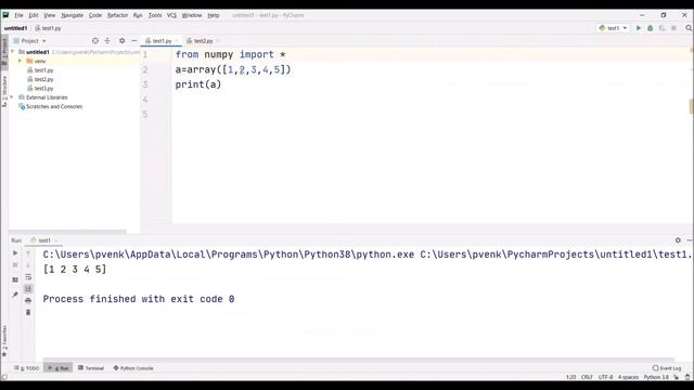 53-Creating an array using NumPy смотреть онлайн