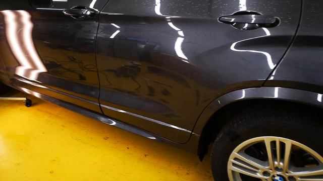Ремонт вмятины без покраски на двери BMW X6 смотреть онлайн