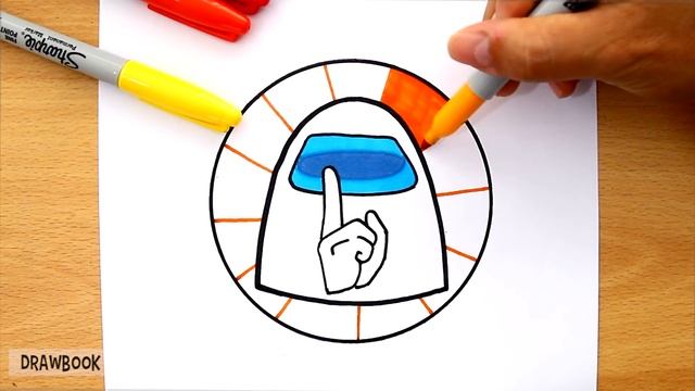 How to draw AMONG US SHHHHHHH! Game Start Logo смотреть онлайн