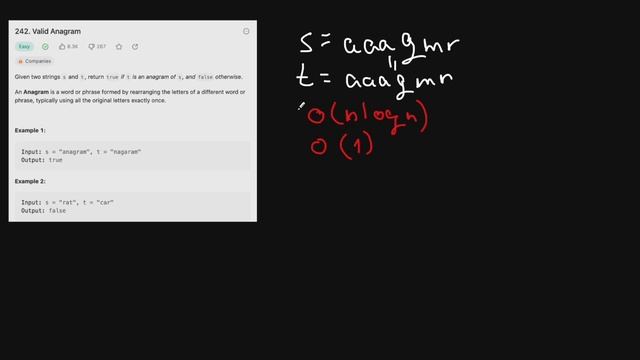 Valid Anagram - Leetcode 242 - Python - Hebrew - ליטקוד בעברית смотреть онлайн
