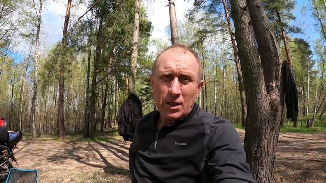 Дневной выезд #2 на мотоцикле YBR 125 на природу. Готовлю цыплёнка гриль. Апрель 2023, Украина.