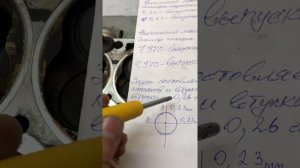 УАЗ-ГБЦ. Отверстие направляющей втулки составляется эллипс 0,26 соток.